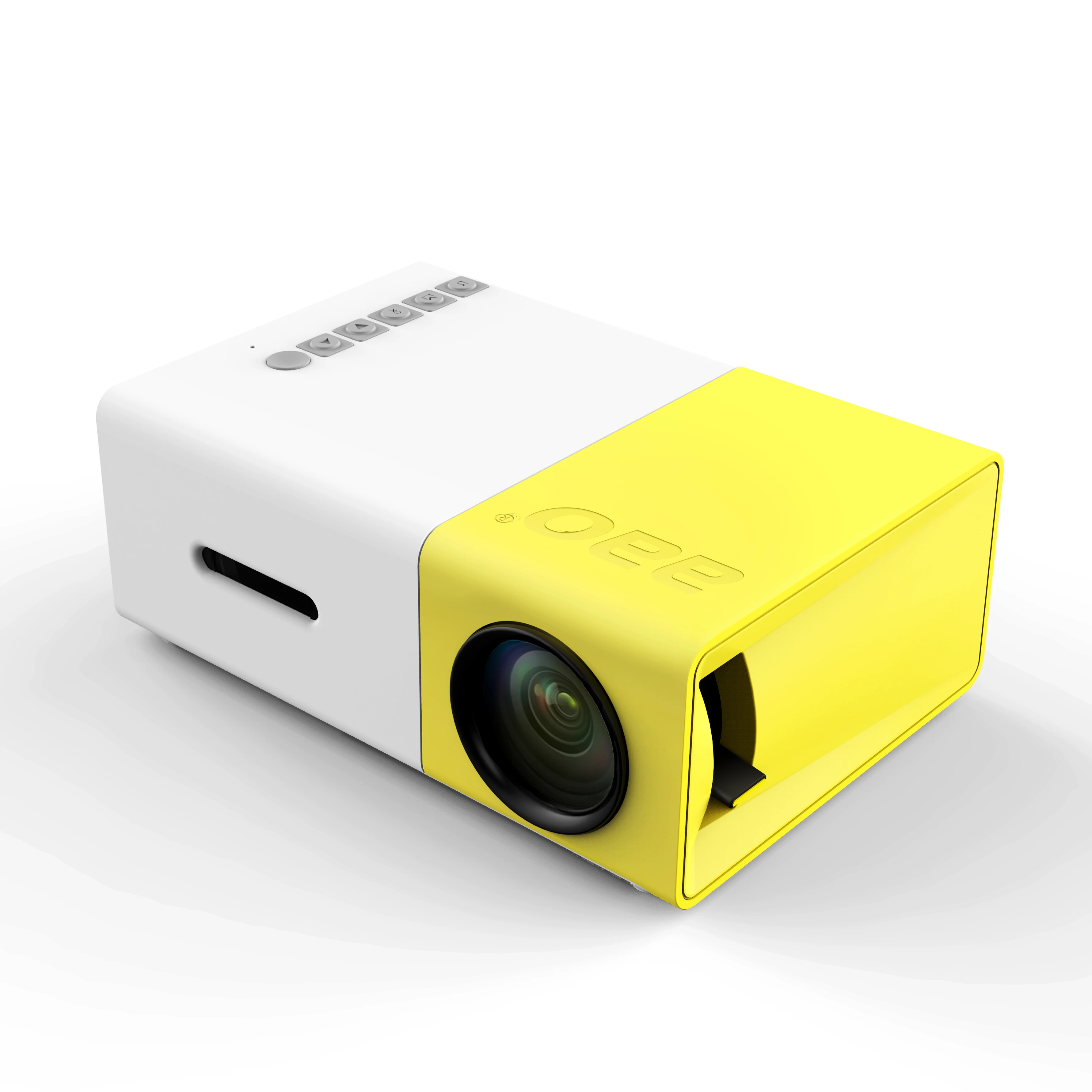 Mini full hd projector wholesale hd projector for led projector YG300 with Built-in Lithium Battery