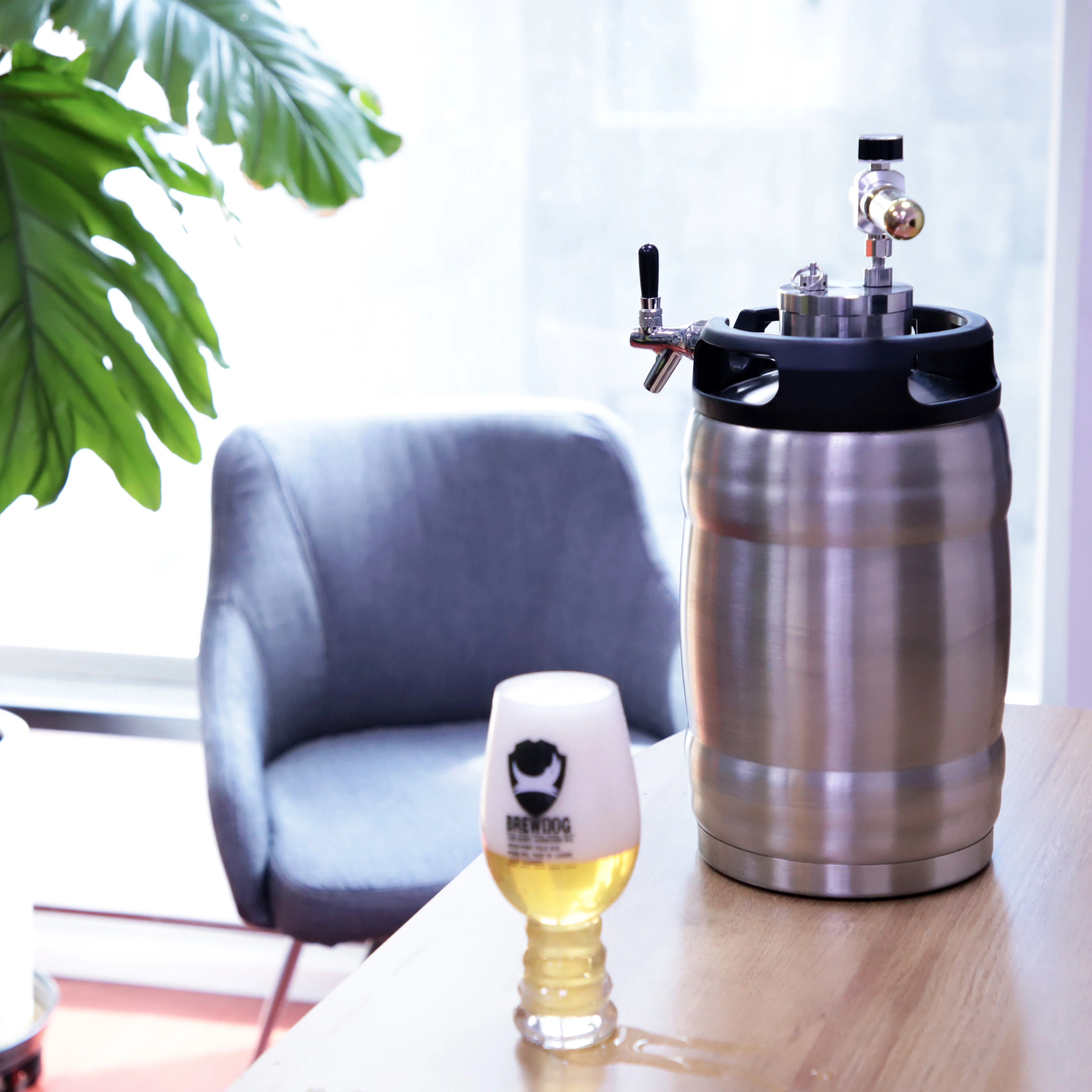 Stainless Steel Beer Barrel Commercial Keg Portable Home Brew Draft Beer Keg Dispenser