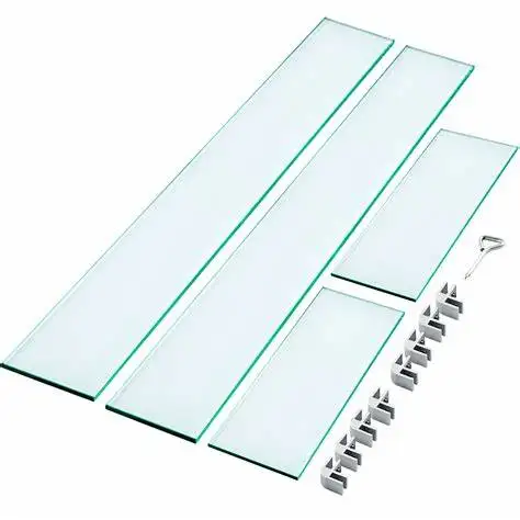Firepit Flame Guard Wind Guard Glass Rectangle  Round Square Flame Guard
