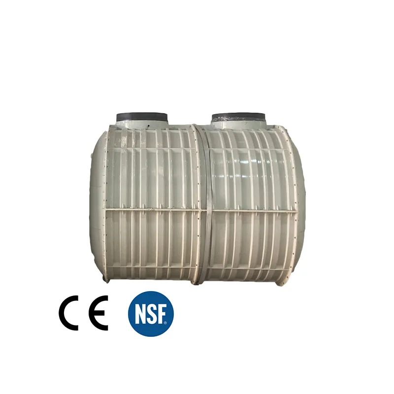 1 CBM Per Day Mini Domestic Sewage Treatment PE Purification Tank For 3 Households