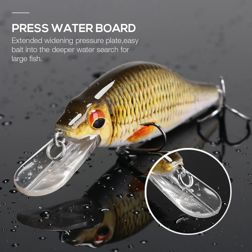 Manufacturer Plastic Fishing Lures Minow Crankbaits 3D Fish Eye Artificial Lure Bait