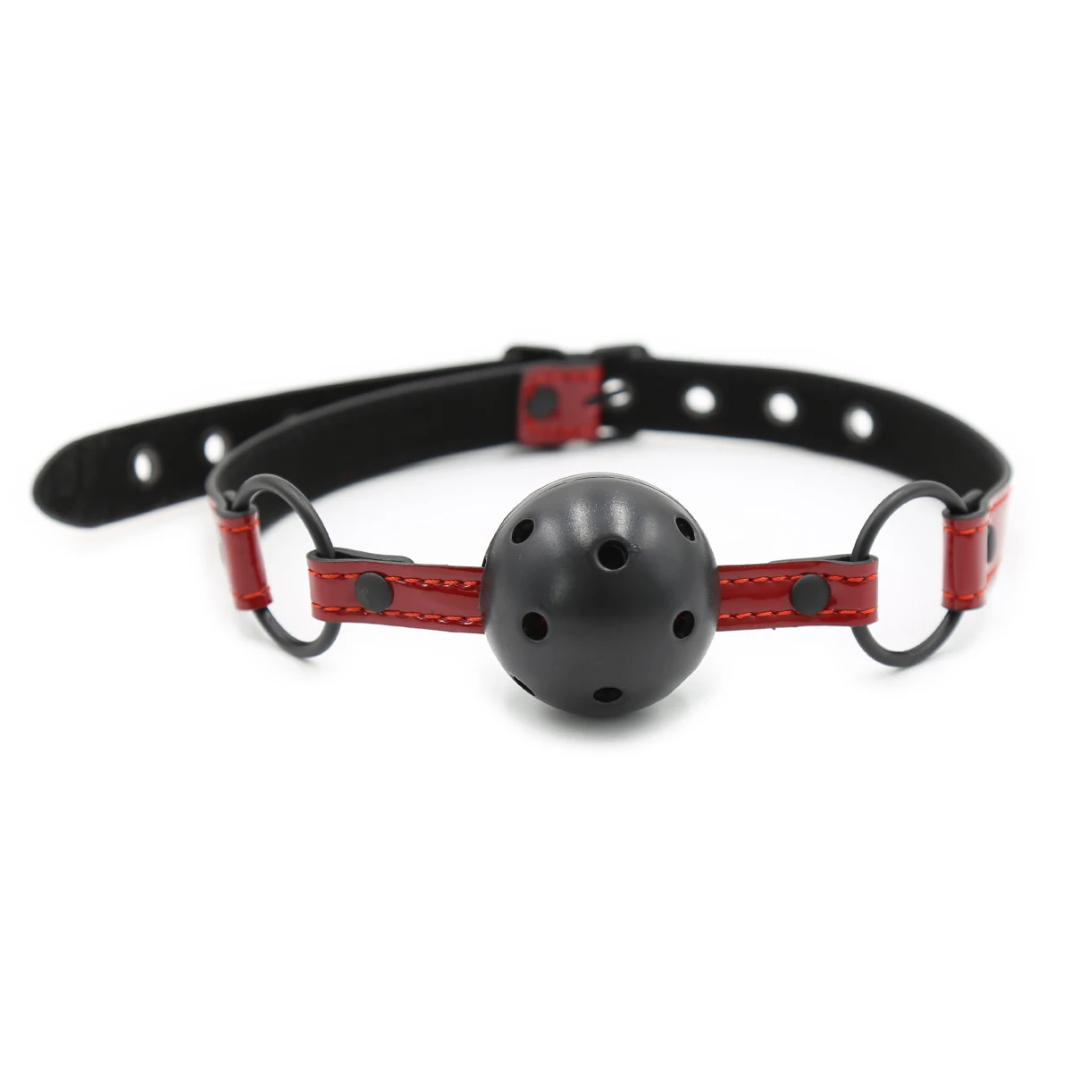 
Hot Erotic Gag Adult Slave Sex Harness Bondage Sex Toys PU Leather Unisex Mouth Gag 