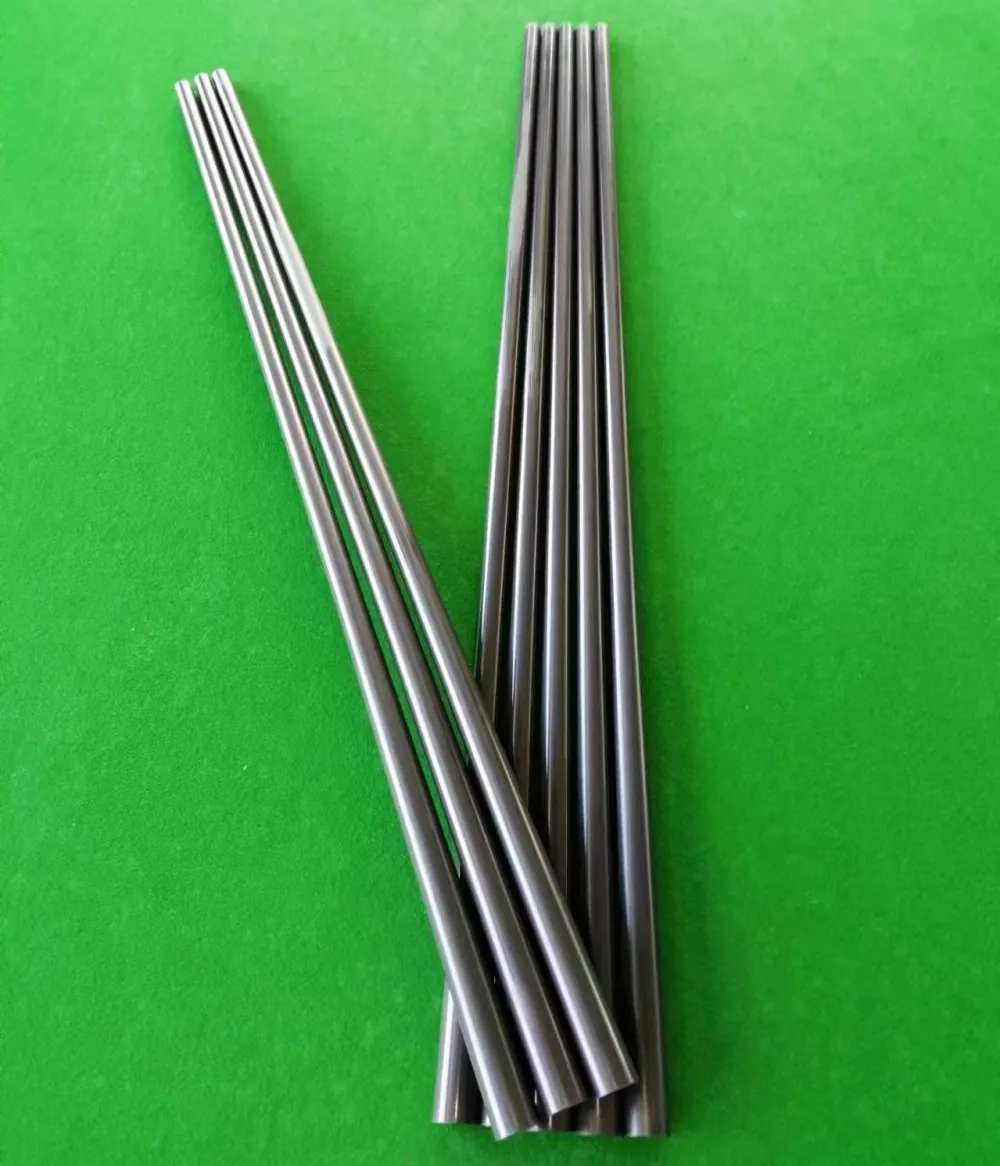 Изготовитель на заказ, вал из углеродного волокна, заготовки, профессиональный конический вал для наконечника бильярдного кия, внешний диаметр 12,4 мм, 12,4*21,4*737 мм