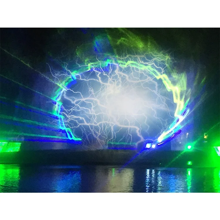 3D Large Water Curtain Screen Fountain Hologram projection for Movie Fountain Projector