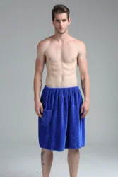 Quick-Dry Microfiber Elegant Bath Towel Dress for Men Made in China