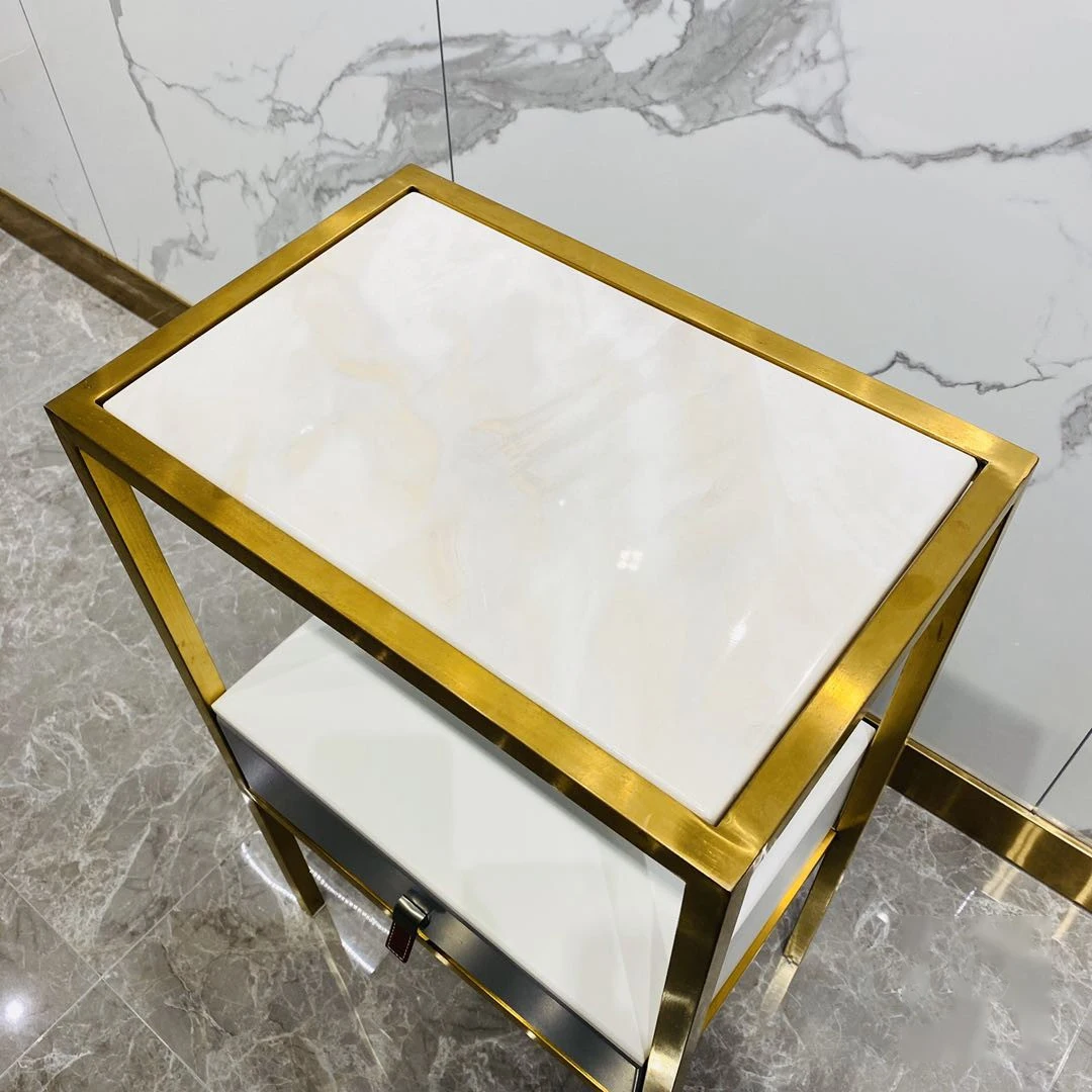 Hot-selling Fashion Cheap Multi Functional Metal Shelf Hairdresser Cabinet With Hair Dryer Rack Beauty Salon Hair Shop