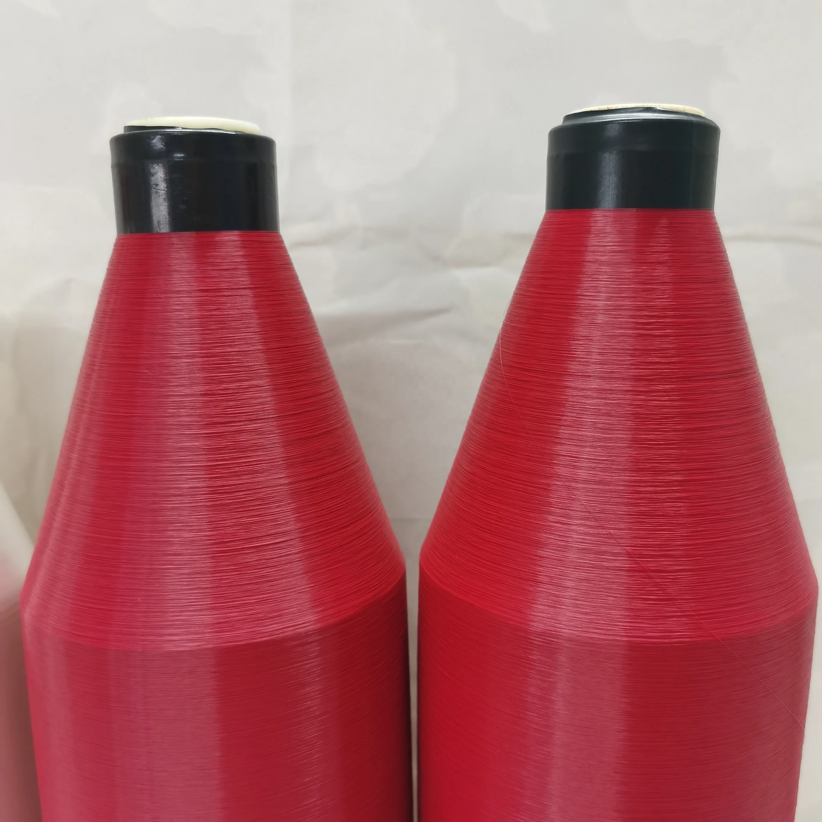 30D/1F Red Nylon Mono Monofilament yarn Round Bright Semi Dull nylon red yarn for knitting