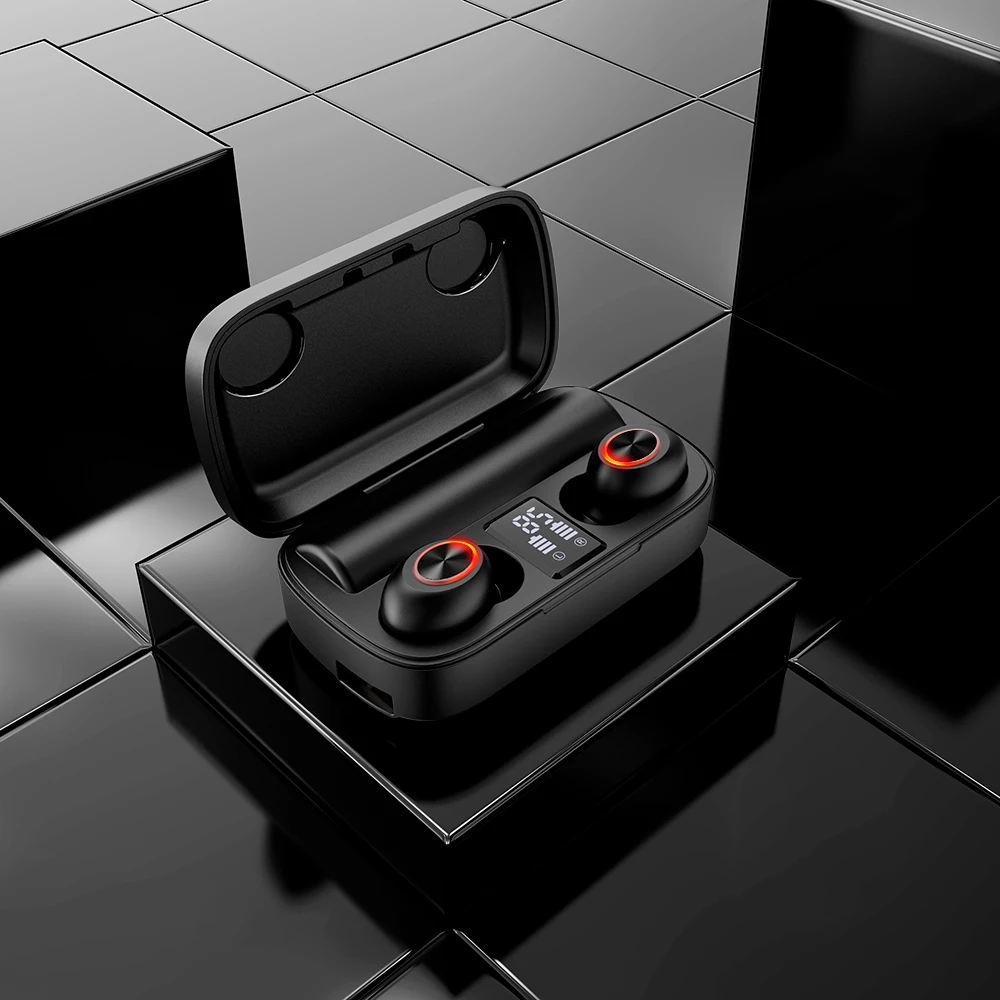 
Private Label Hifi Stereo Smart In Ear BT 5.0 Waterproof Cheap Wireless Earbuds In Bulk FT10 