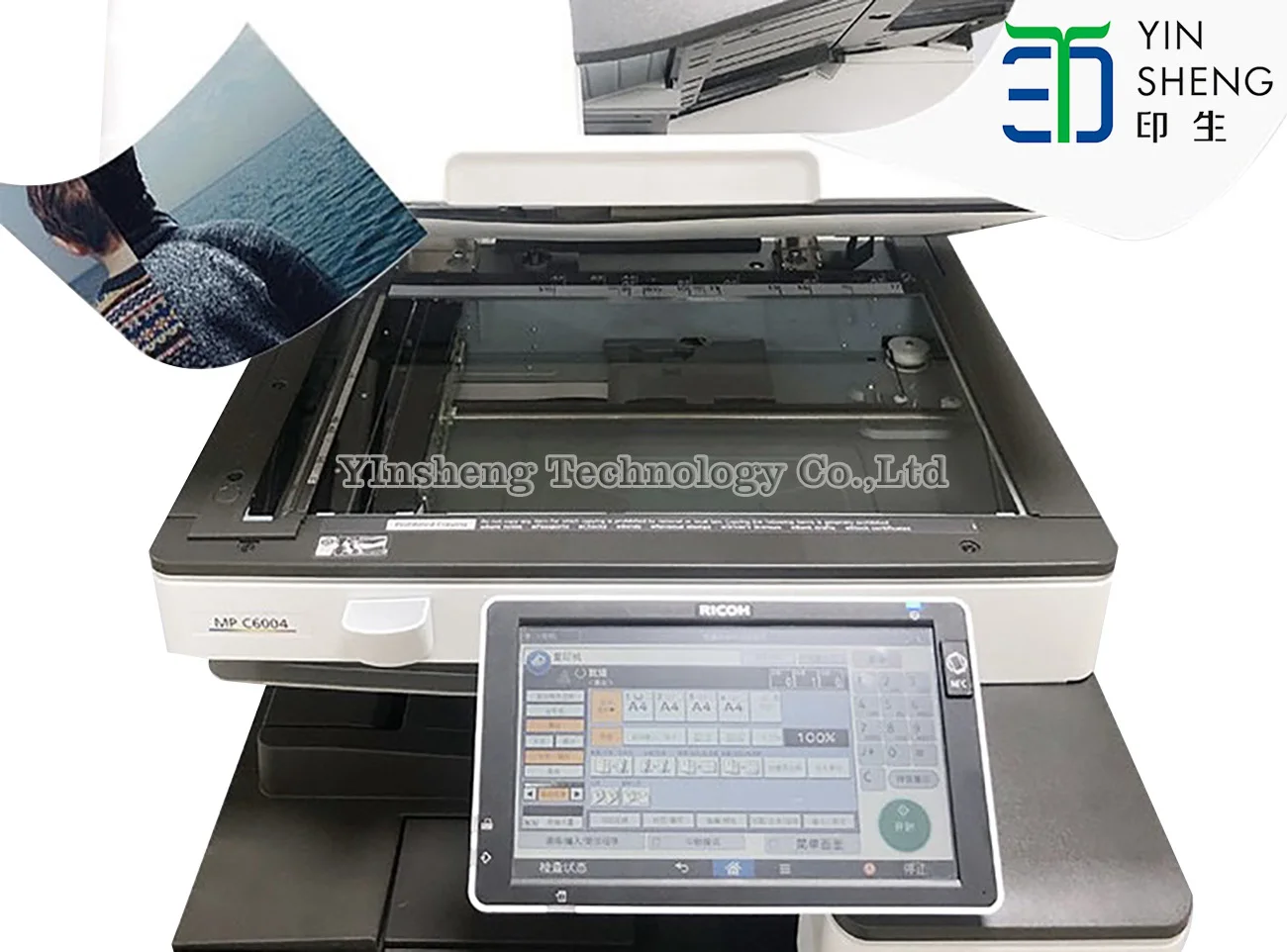 Used Color Photocopy Machine Refurbished Ricoh Copier Machine For RICOH MP C6004exSP