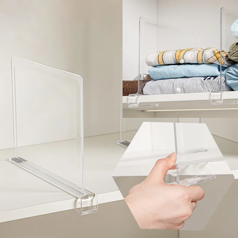 Made In China Simple And Beautiful Portable Transparent Acrylic Partitions For Item Classification