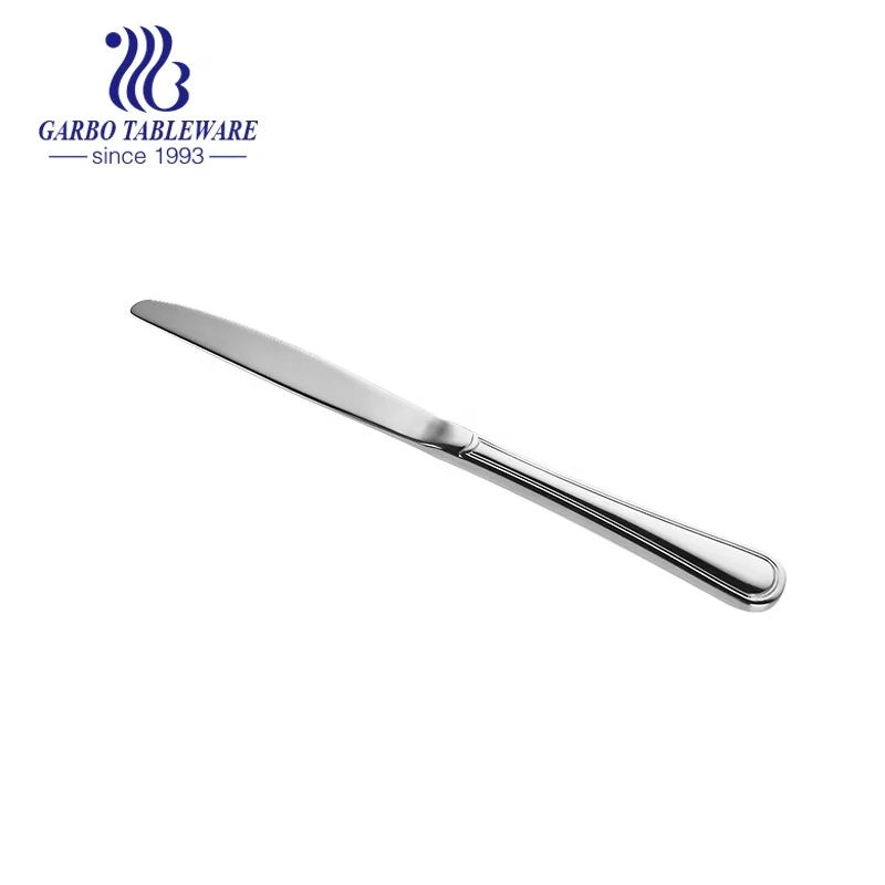 Китайский Лучший завод-производитель, столовый нож из нержавеющей стали 304, тяжелая ручка, удерживающий нож для стейка с зеркальной полировкой