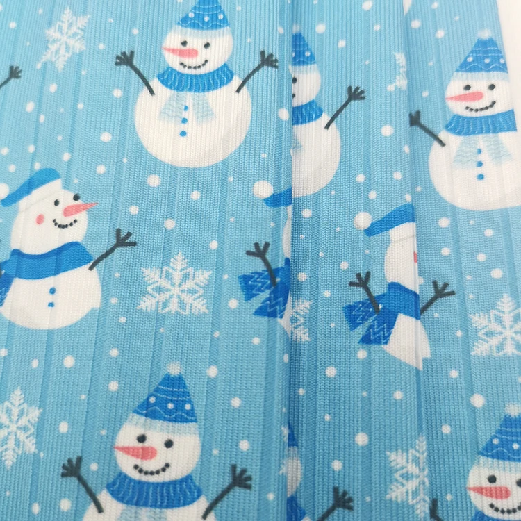 Free samples 92% polyester 8% spandex suede 4x4 rib knit fabric