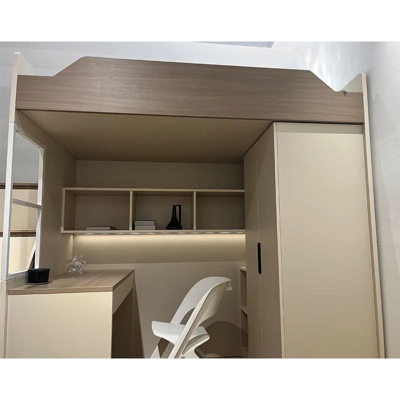 madera Modern Princess Cheap MDF Pink Colour kids soild wood bed children bedroom Bunk Bed sets