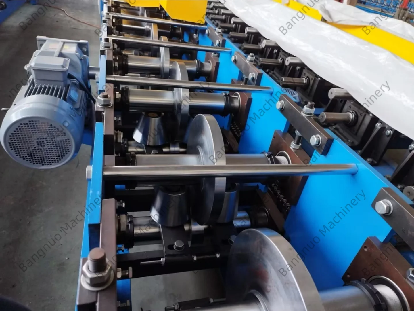 High Quality U Purlin Roll Forming Machine Customized U Channel Cold Forming Machine With Logo