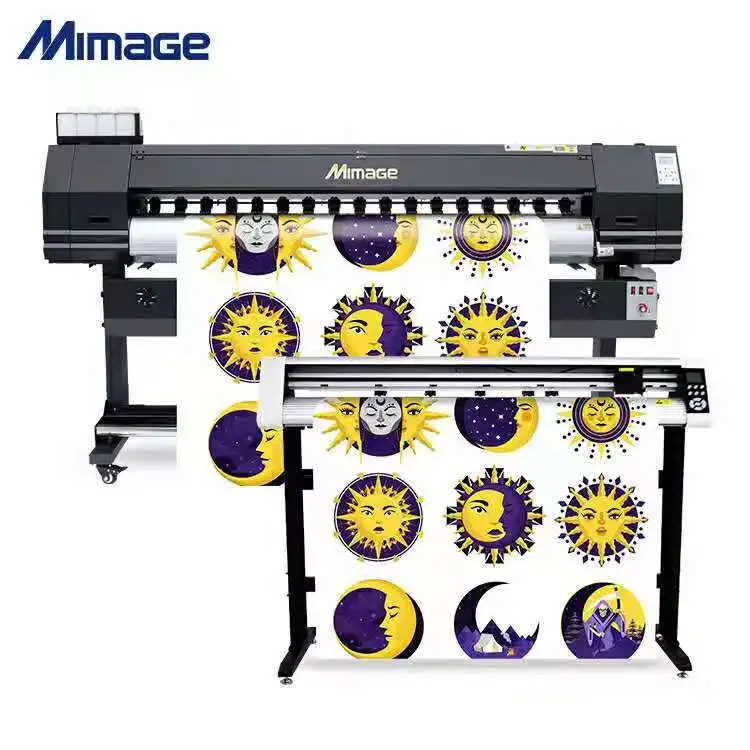 Mimage 1.6M 1.8m eco solvent Large format printer with XP600 DX5 printhead