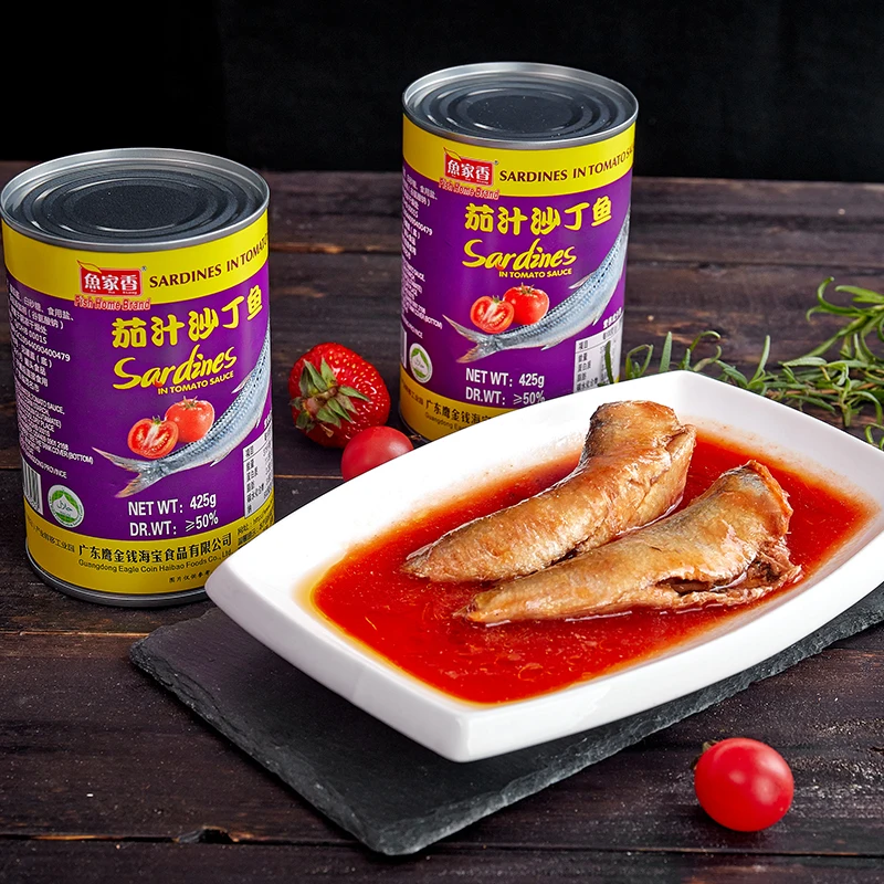 
425g Canned Sardine Fish in Tomato Sauce/ in Brine/ in Oil 