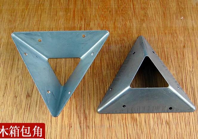 Wholesale Decorative Raw Material Color Metal Protector Wooden Box Corner