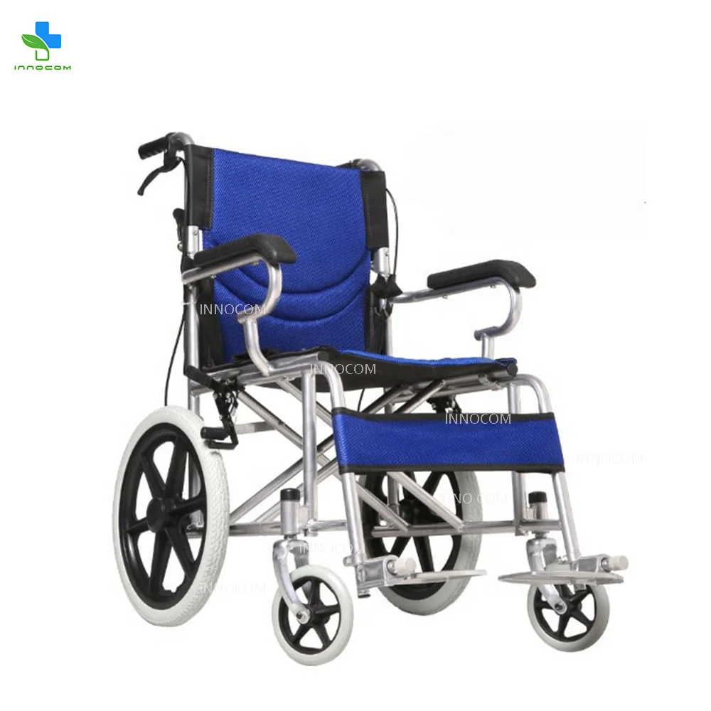 Home Use Elderly Disabled People Standard Transport Detachable Light Weight Foldable Cerebral Palsy 16 inch Children Wheelchair