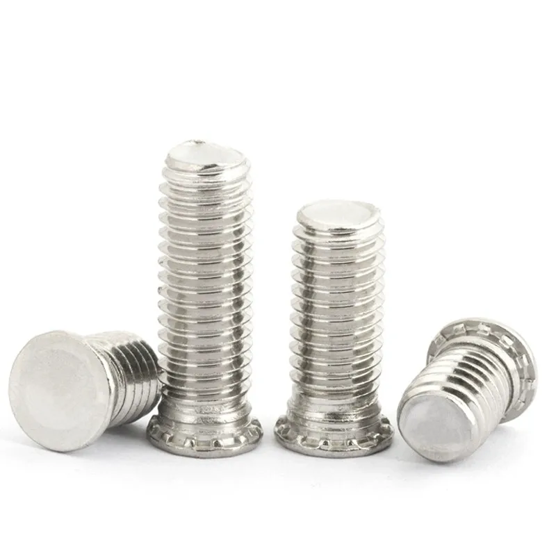 M6 M8 M10 ASTM A193 A914 B8 B8M B8T ASTM A453 GR660 A286 18-8 Stainless Steel FH FHS FHA Flat Head Self Clinching Stud Bolt