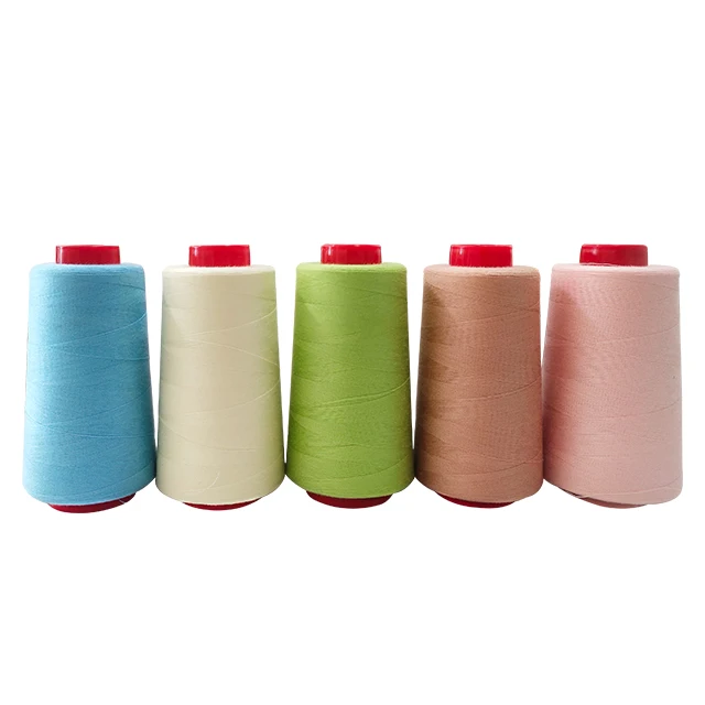 Конкурентоспособная цена 20/2 1500 ярдов высокопрочные брюки используют полиэфирную швейную