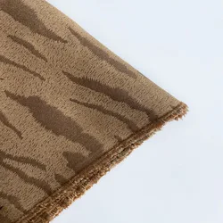 2023 Tiger Foil Fabric Design Stretch Knitted Scuba Suede Fabric 100% Polyester Fabric For Garment