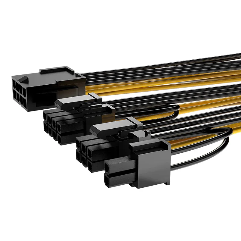 PCI-Express PCIE 8pin мама к dual 8 (6 + 2) pin male шнур питания компьютерная видеокарта Удлинительный