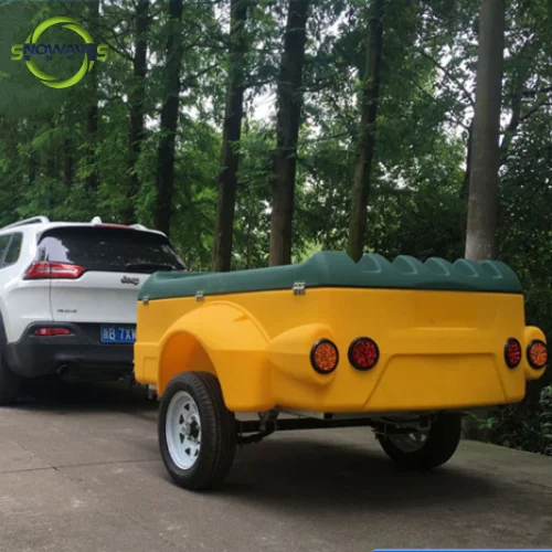 2024 Pop up tent Travel Trailer Camper Pull Behind Motorcycle Trailers off road camping trailer with bicycle carrier