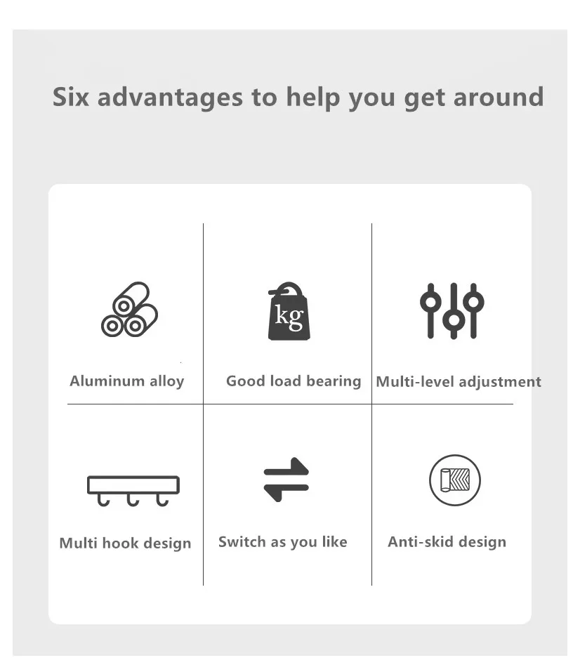 Bliss Medical Portable Telescopic Tripod IV Pole Stand Adjustable Infusion Stand Convenient And Durable Drip Stand