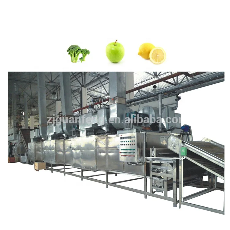 China Industrial drying machine vegetable belt dryer dehydration equipment dried fruit slice drying line device price
