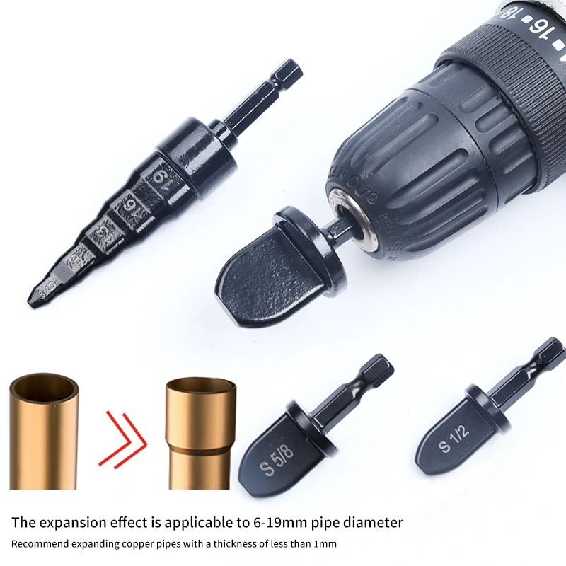 Electric tube expander Air conditioner copper tube expander spreader drill