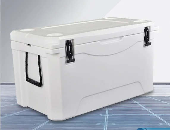 High Quality Heavy Duty PU Foam Large Capacity Car Coolers Camping 110L Rotomolded Ice Chest Cooler Without Wheels
