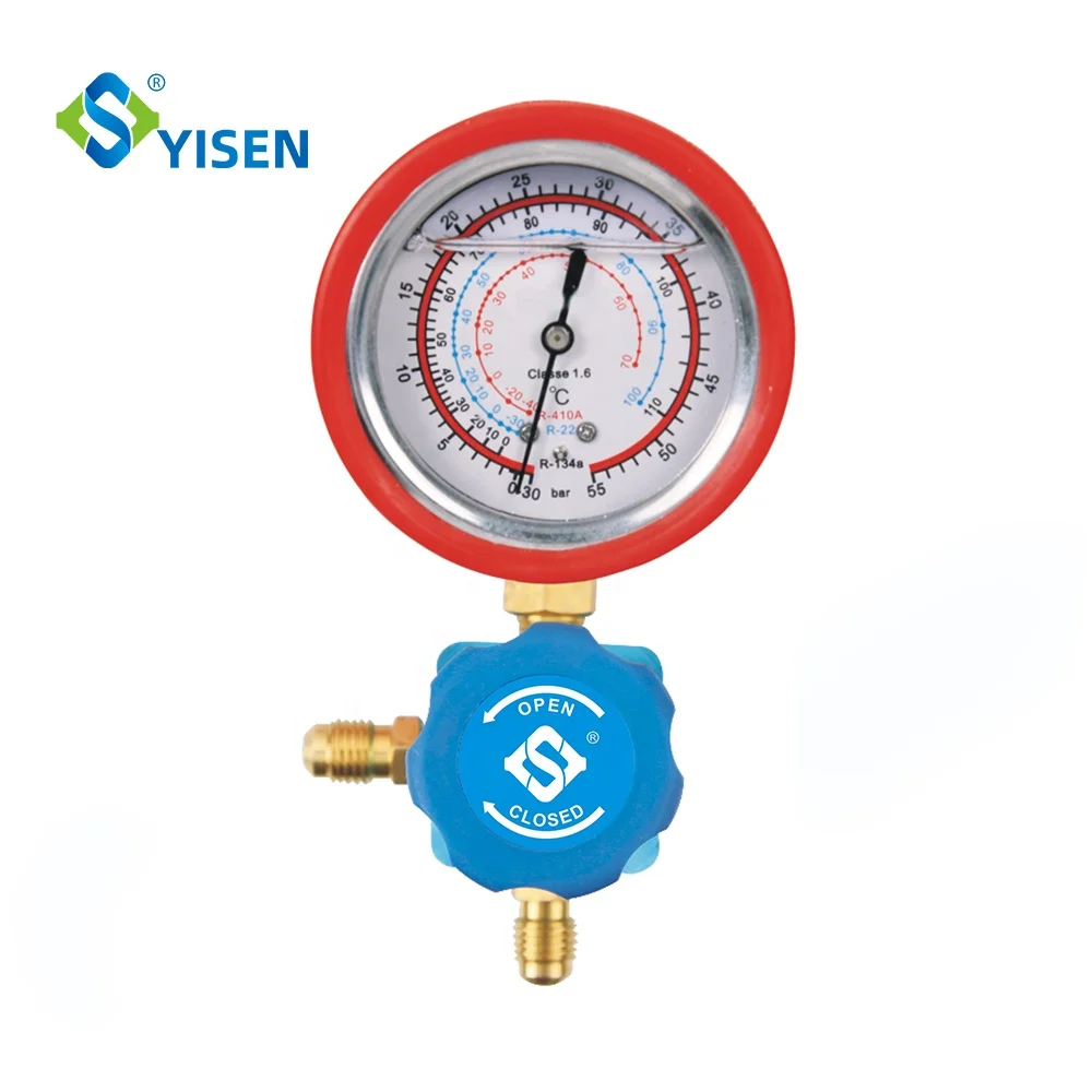 High quality 63mm stainless steel glycerine high low refrigerant pressure gauge