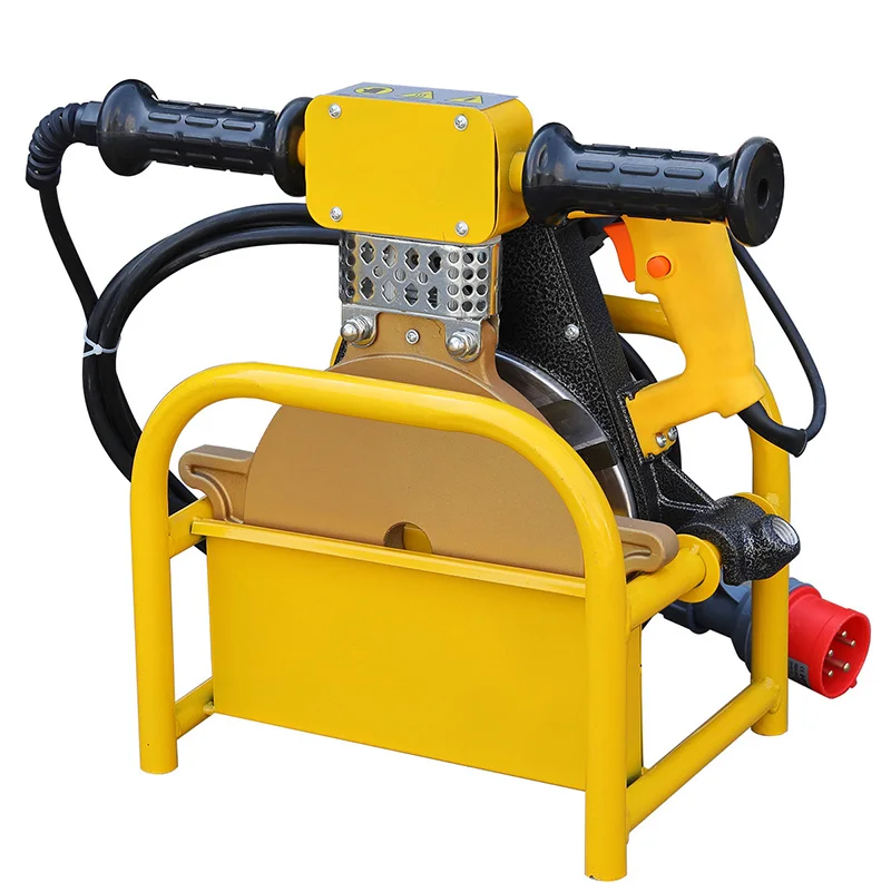 gas pipe 63-200mm hdpe pipe welder machine hydraulic butt welding equipment