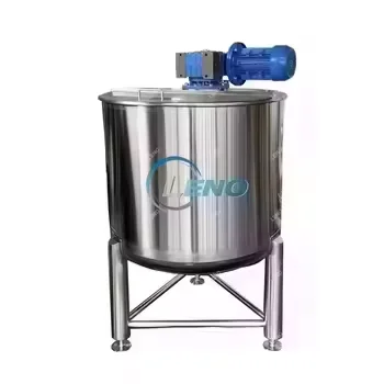 500L 1000L Stainless steel Tank  with agitator homogenizer emulsifying mixer Tank with jacket electric heating mixing Tank