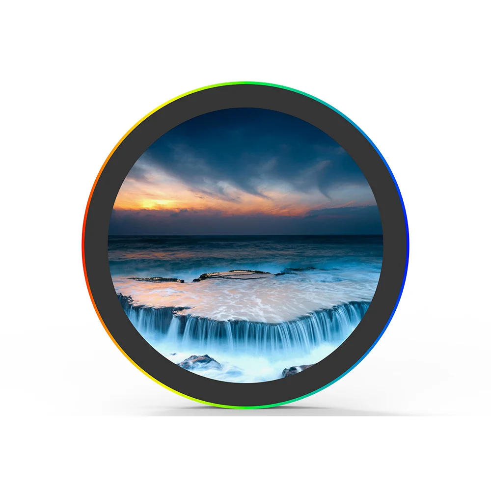 23.6 inch round monitor touch screen circle monitor with LED frame