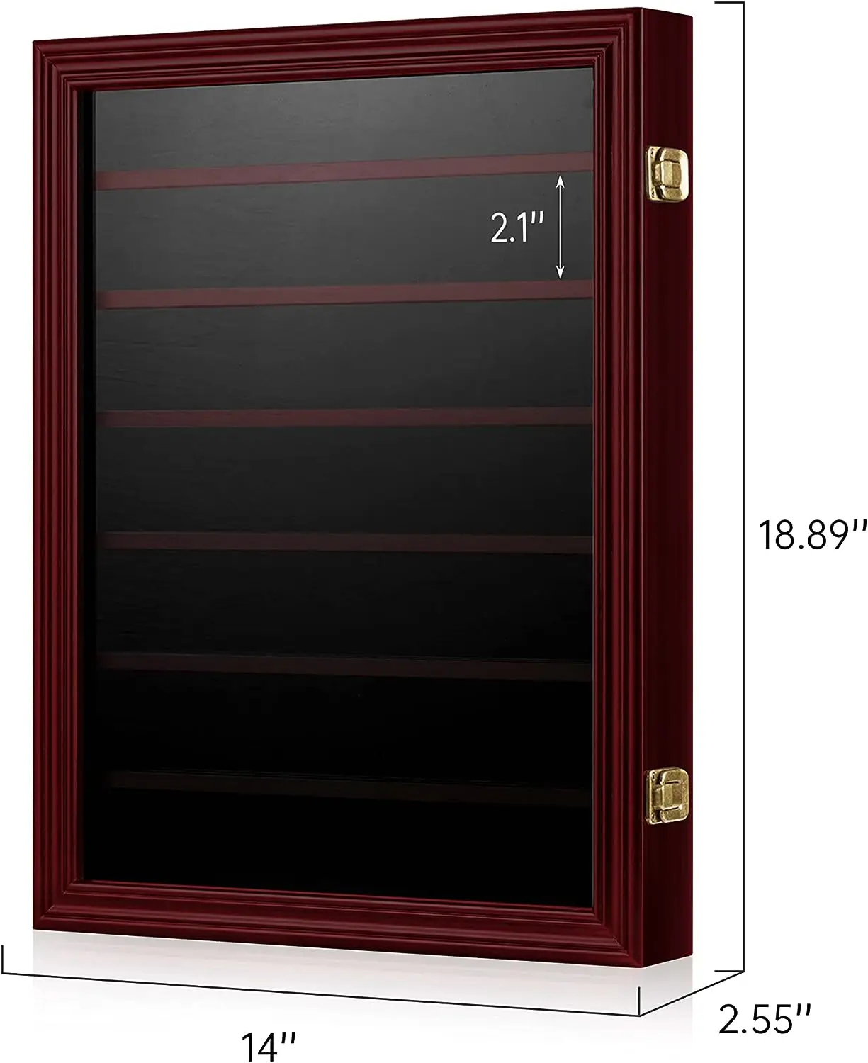 Solid Wood Coin Display Box Case Holds 100 Coins Military Coins Wood Packing Box with Removable