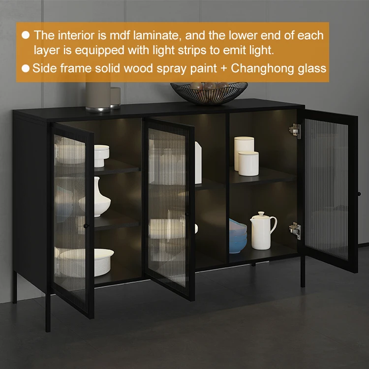 2022 Modern Dining Room Furniture Storage Cabine French Style Sideboard