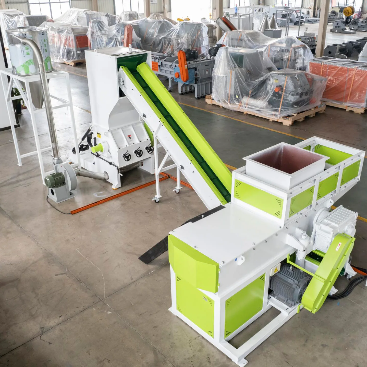 JWELL HDPE PP PVC pipe barrel bottle film disk plastic shredder plastic pipe single shaft shredder