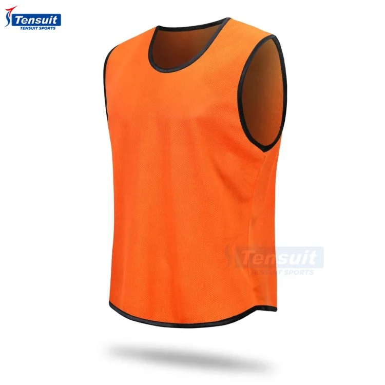 Custom design promotion top quality football training vests soccer bibs