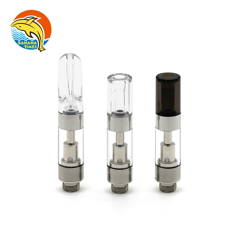 
Wholesale full glass cartridge lead free empty 1ml .5ml ceramic coil cartridge press in cbd carts 