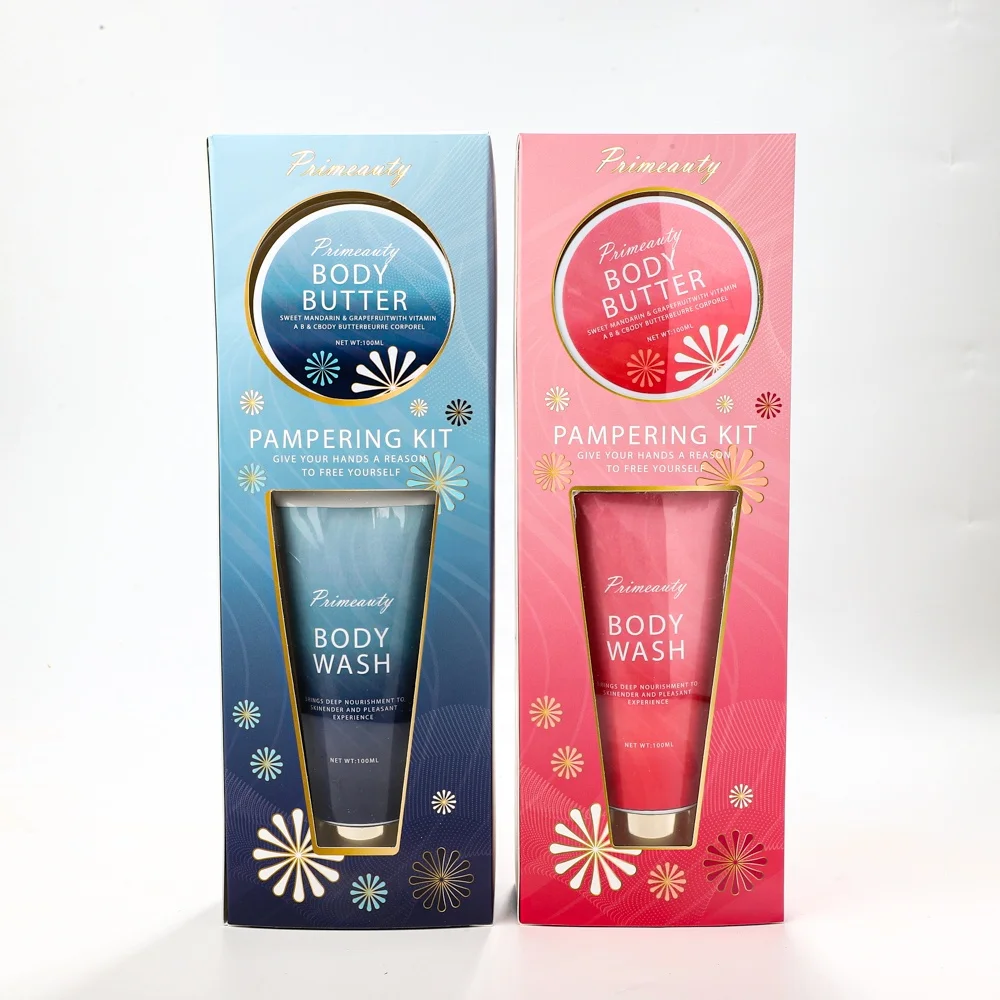 new product fashion high quality bath shower set bath and body care set body wash body butter bath set