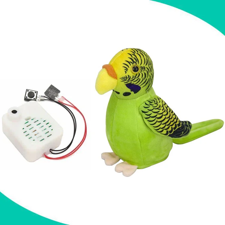 Electric Talking Parrot Plush Toys Sound Record Repeat Speaking Toys