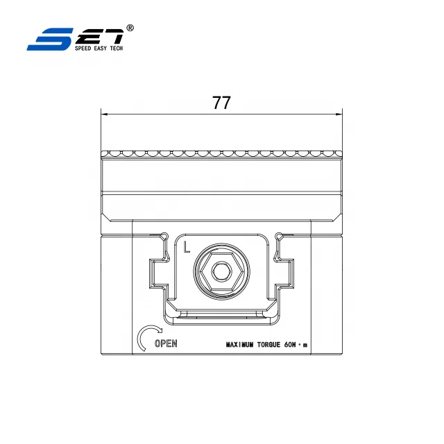 Self-centering cnc vise applied on five-axis machine tool with 52mm manual four-unit positioner for fast switching