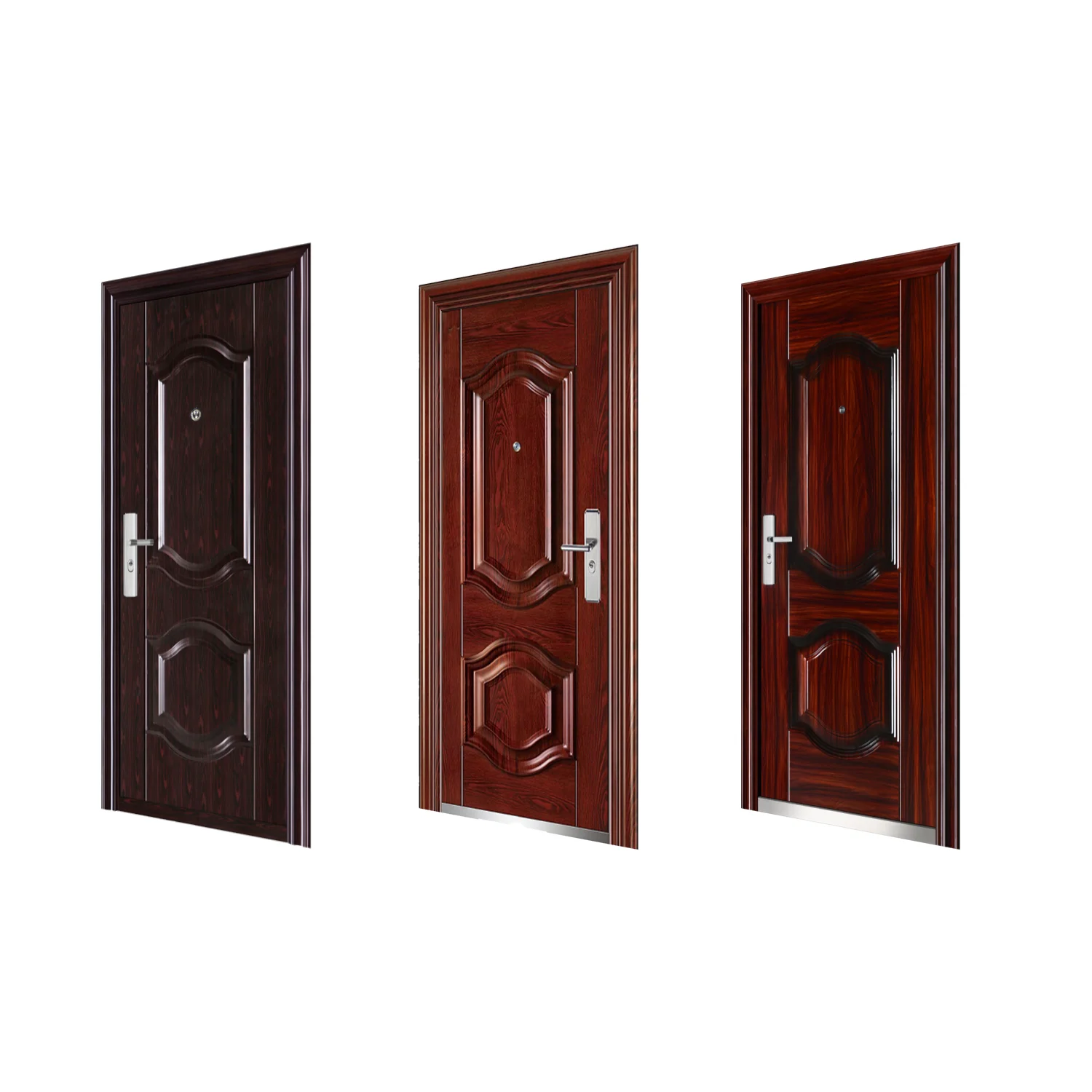 Factory Wholesale Very Cheap Price Luxury Design Metal Security front Entry Doors