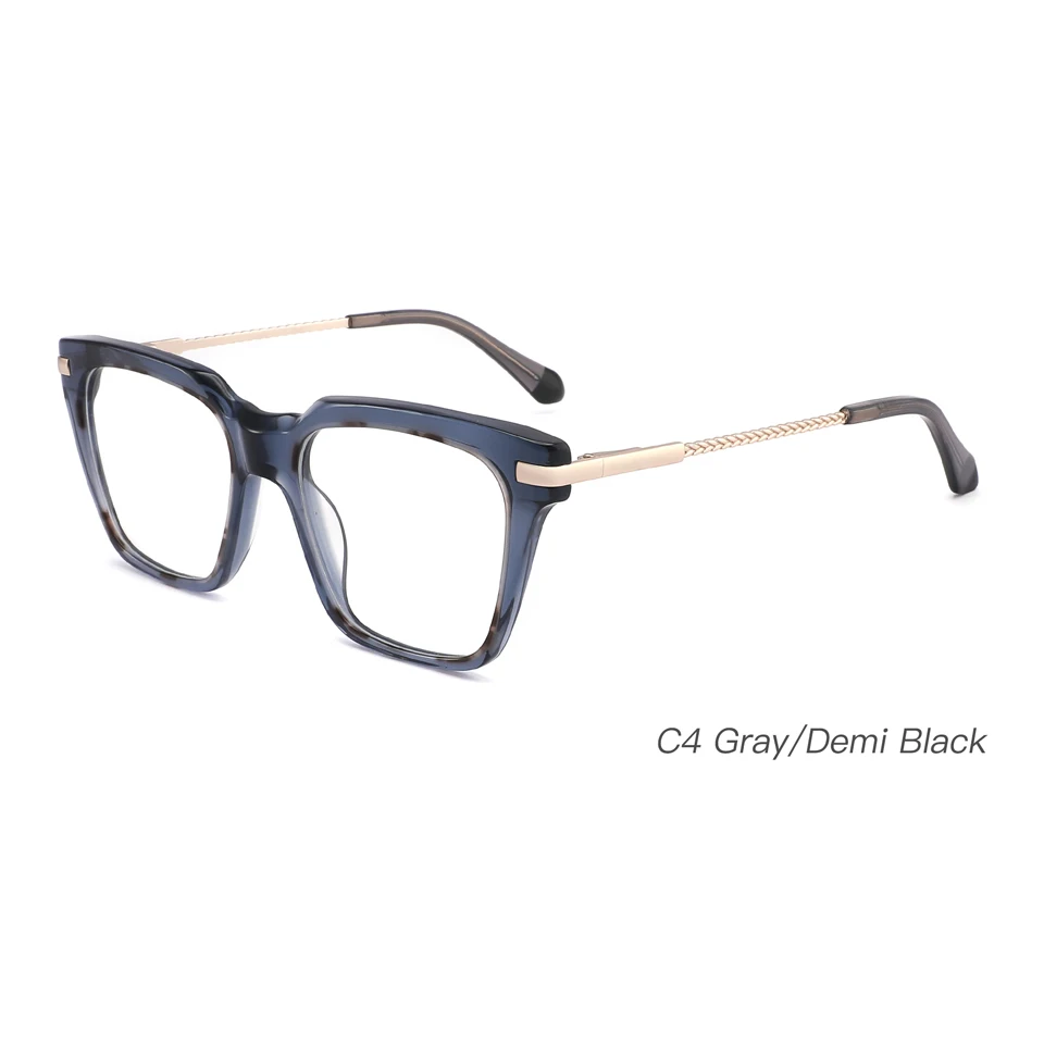 Square Frames Optical Eyeglasses Acetate Material Good Price Spectacles Unisex