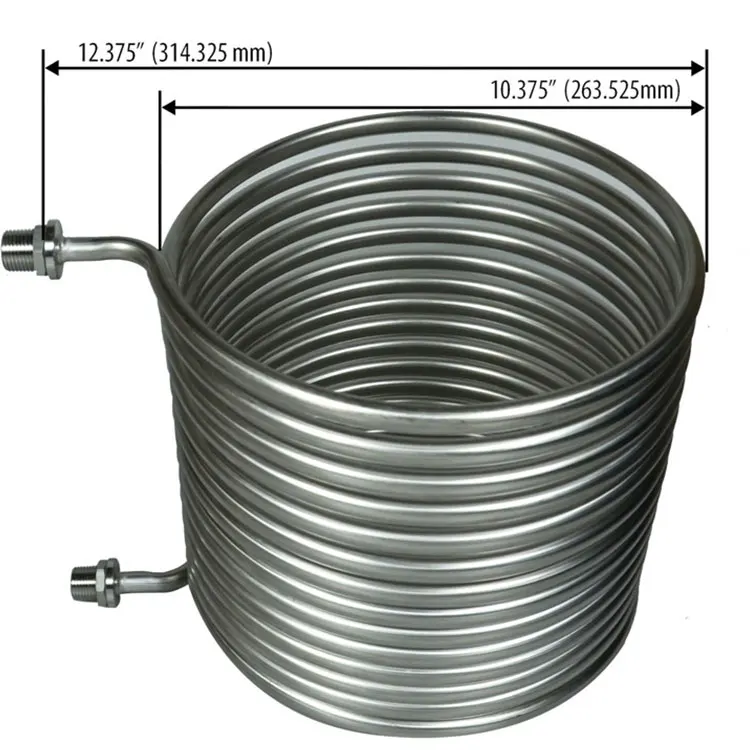 ASTM A269 отожженная и полированная нержавеющая сталь, охлаждающая катушка, производитель труб