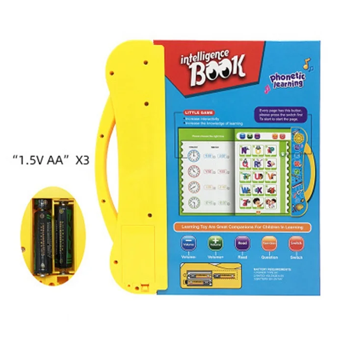 Educational Toys  My first leaning book touch & teach word book musical rhymes book learn to read for kids