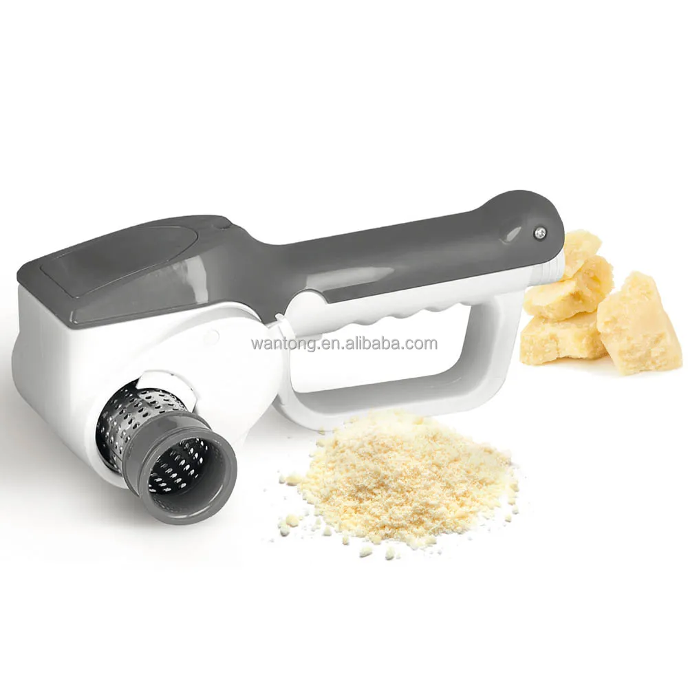 Handheld Cheese Grater with Stainless Steel Drum for Grating Hard Cheese Chocolate Nuts