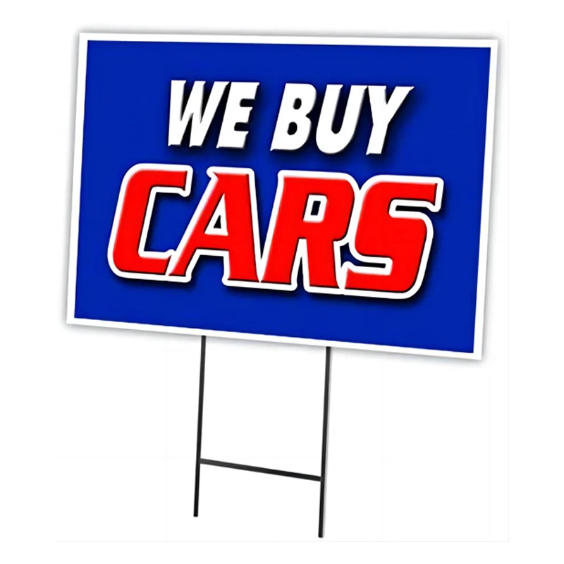 Cheap Plastic White Signs Blank 18 X 24 X4 mm Election Campaign Political Corrugated Plastic Yard Signs Lawn Signs With H-stakes