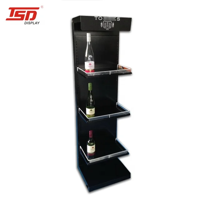 promotion liquor bottle tequila display shelf stand display racks for shops